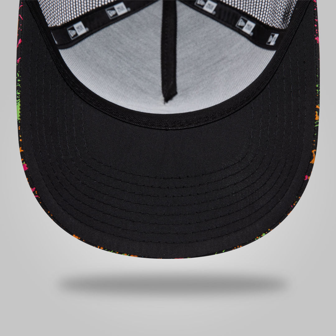 RS Colour Splash Black A-Frame Trucker - New Era