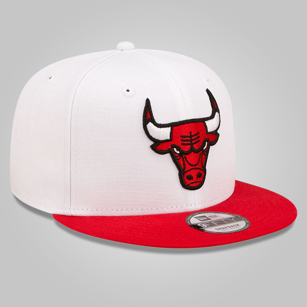 Chicago Bulls White Crown Team White 9FIFTY Snapback Cap