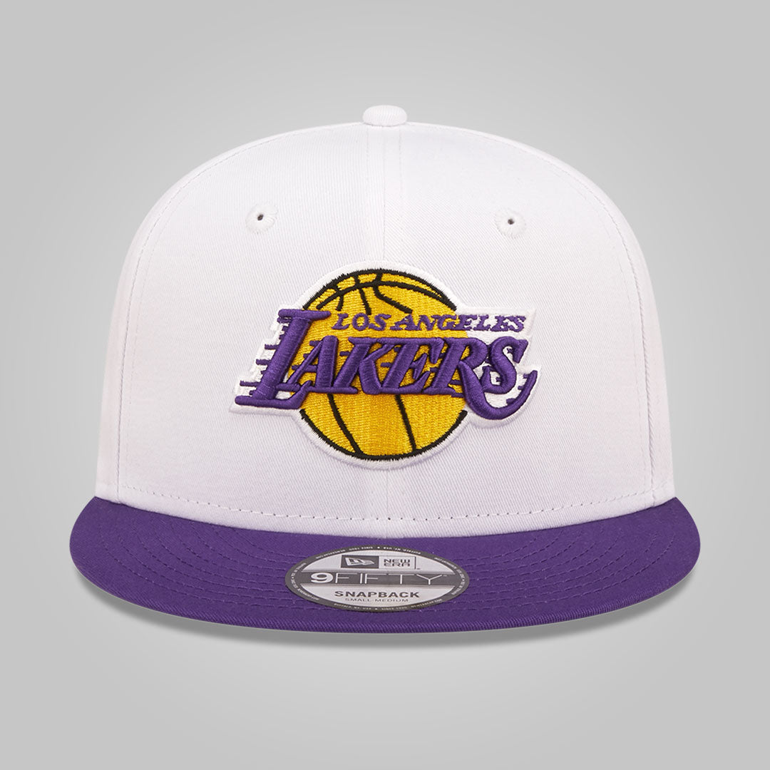 LA Lakers White Crown Team White 9FIFTY Snapback Cap