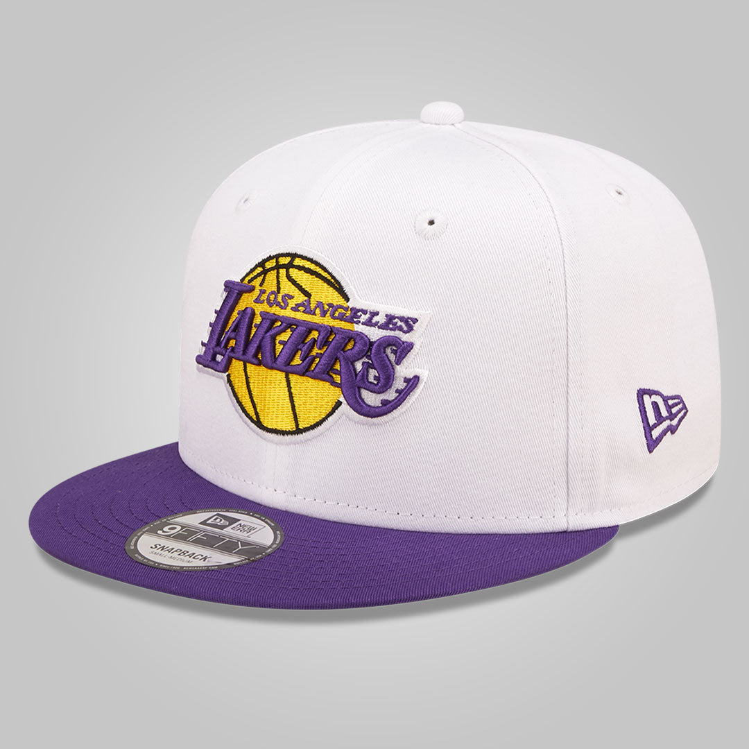 LA Lakers White Crown Team White 9FIFTY Snapback Cap