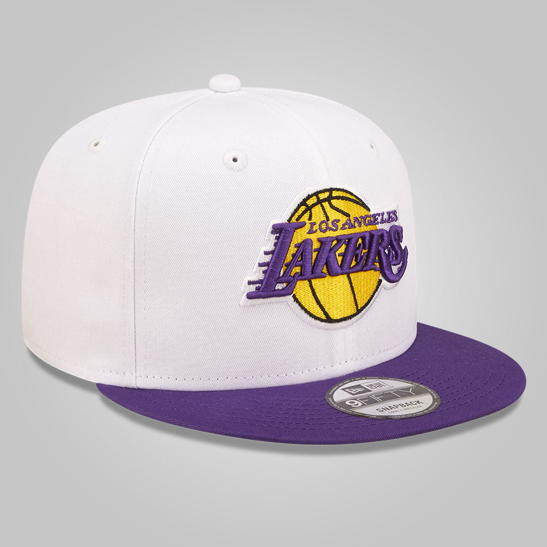 LA Lakers White Crown Team White 9FIFTY Snapback Cap