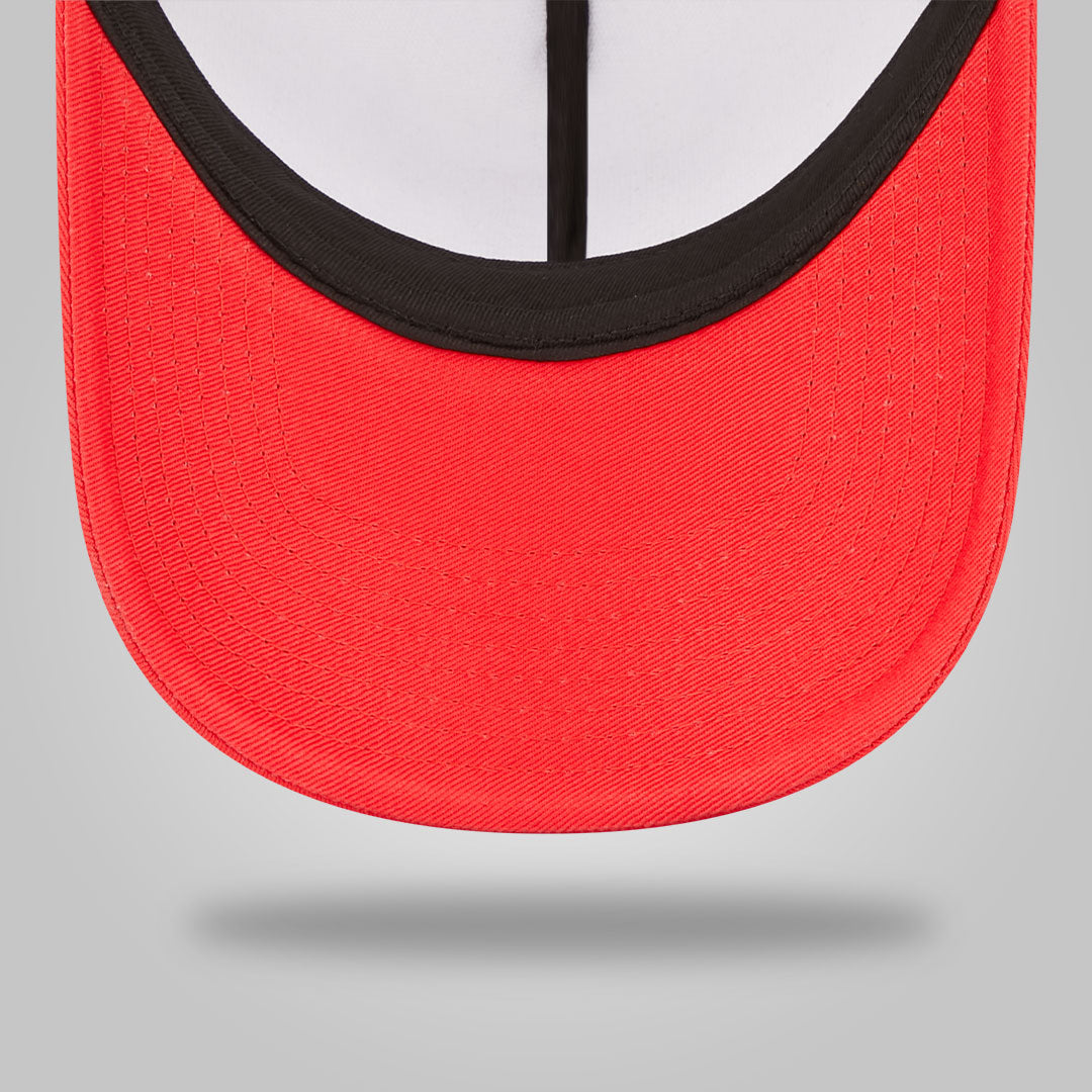 Chicago Bulls Team Color Block White A-Frame Trucker Cap