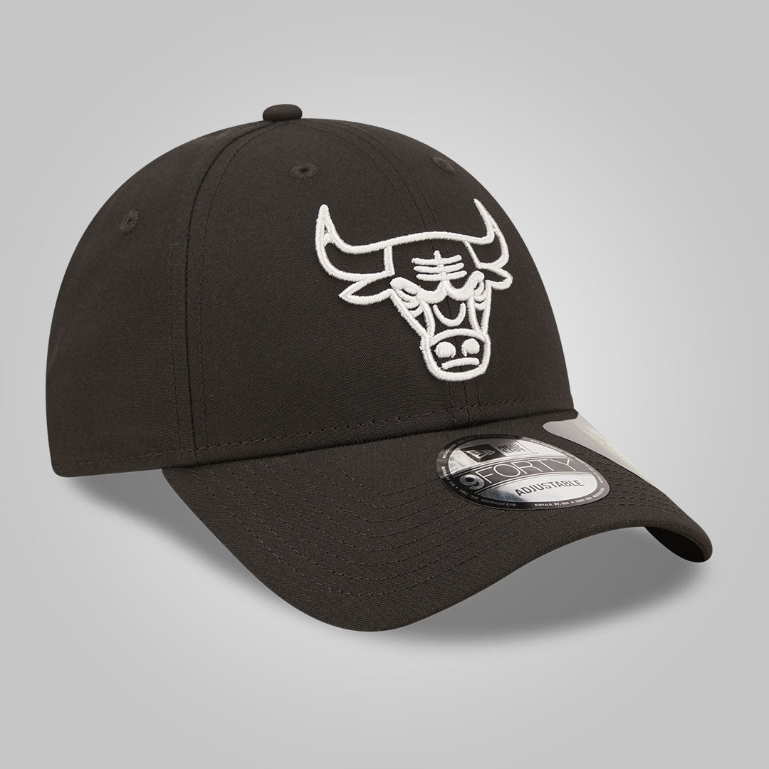 Chicago Bulls Repreve Monochrome Black 9FORTY Adjustable Cap