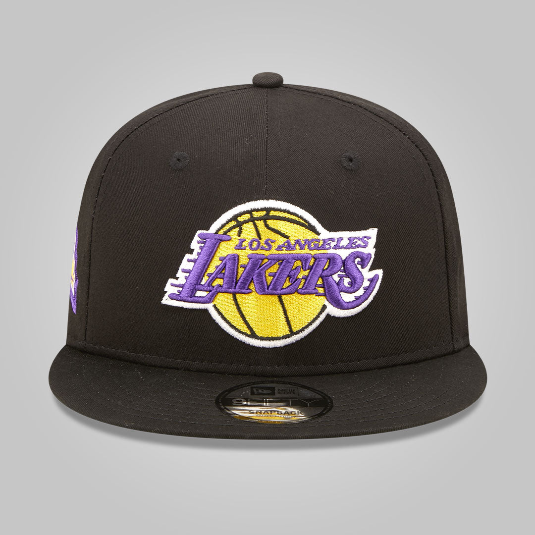 LA Lakers Team Side Patch Black 9FIFTY Snapback Cap