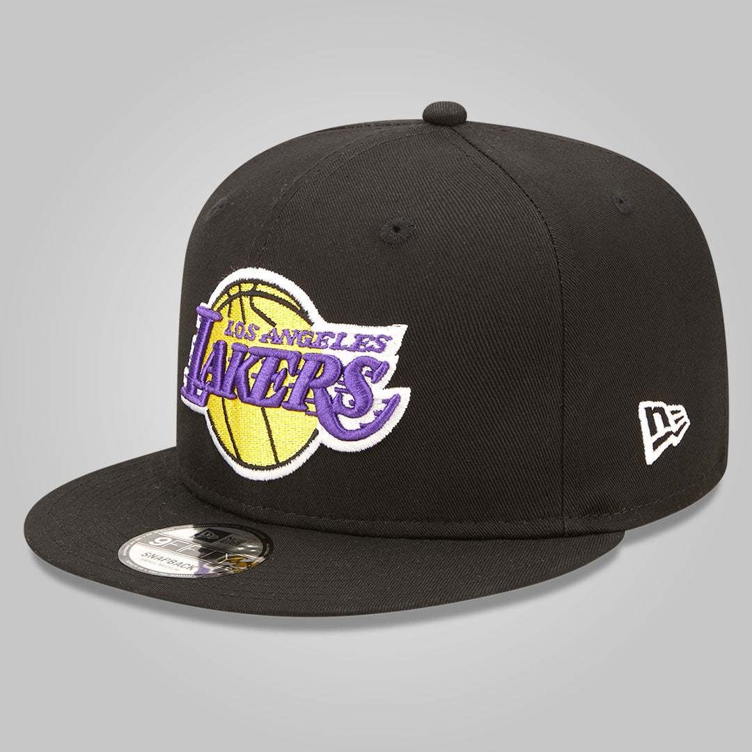 LA Lakers Team Side Patch Black 9FIFTY Snapback Cap