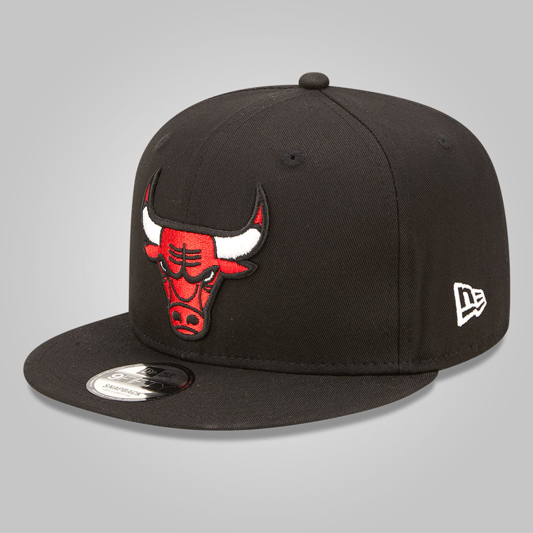 Chicago Bulls Team Side Patch Black 9FIFTY Snapback Cap