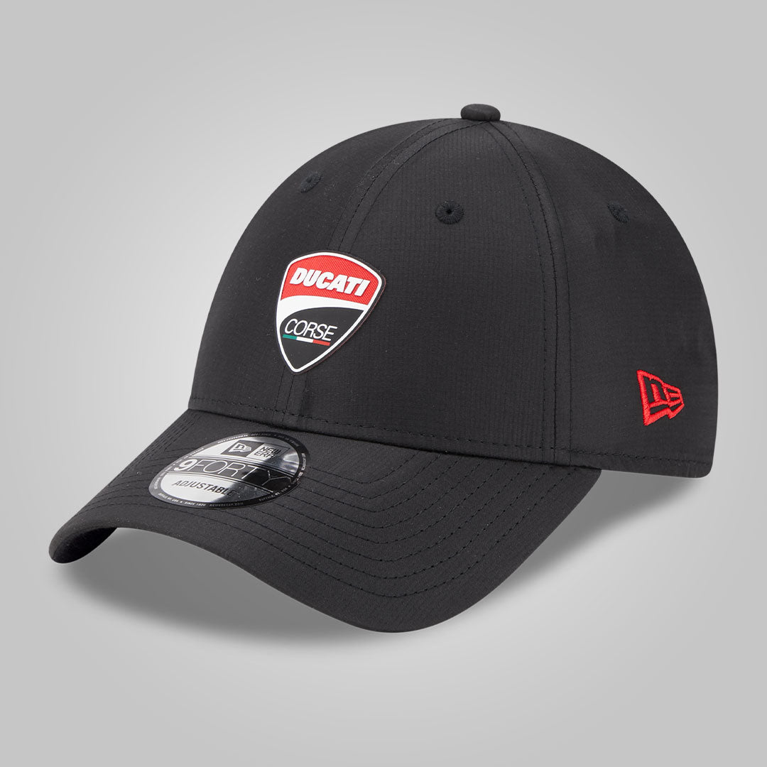 Ducati Motor Logo Black 9FORTY Adjustable Cap