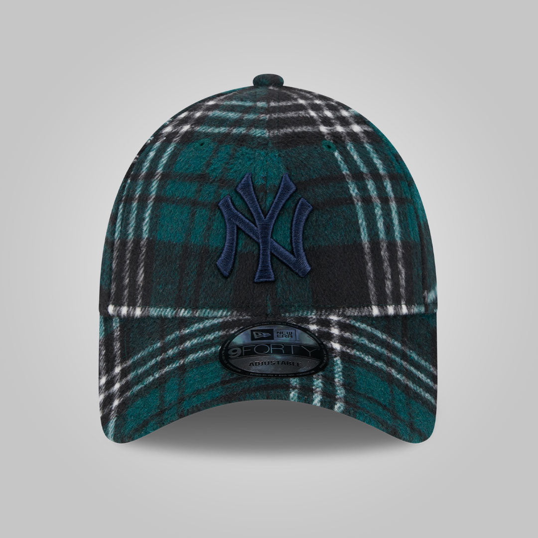 New York Yankees Check Green 9FORTY Adjustable Cap