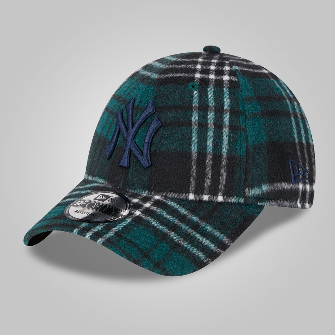 New York Yankees Check Green 9FORTY Adjustable Cap