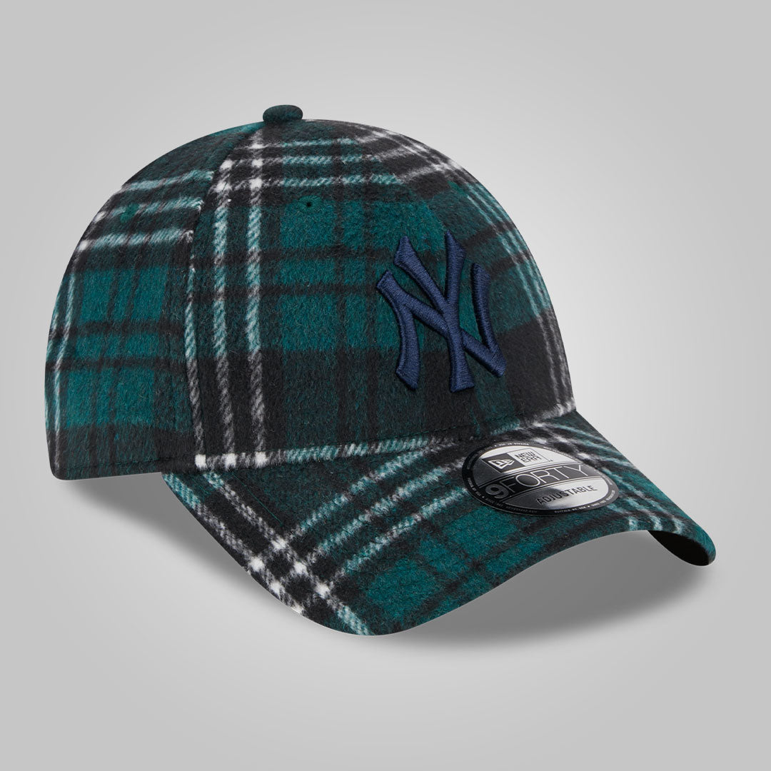 New York Yankees Check Green 9FORTY Adjustable Cap