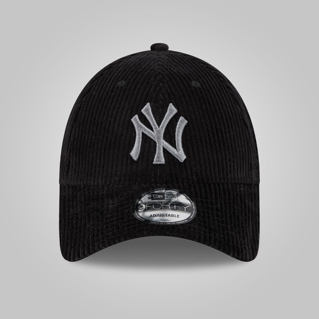 New York Yankees Wide Cord Black 9FORTY Adjustable Cap