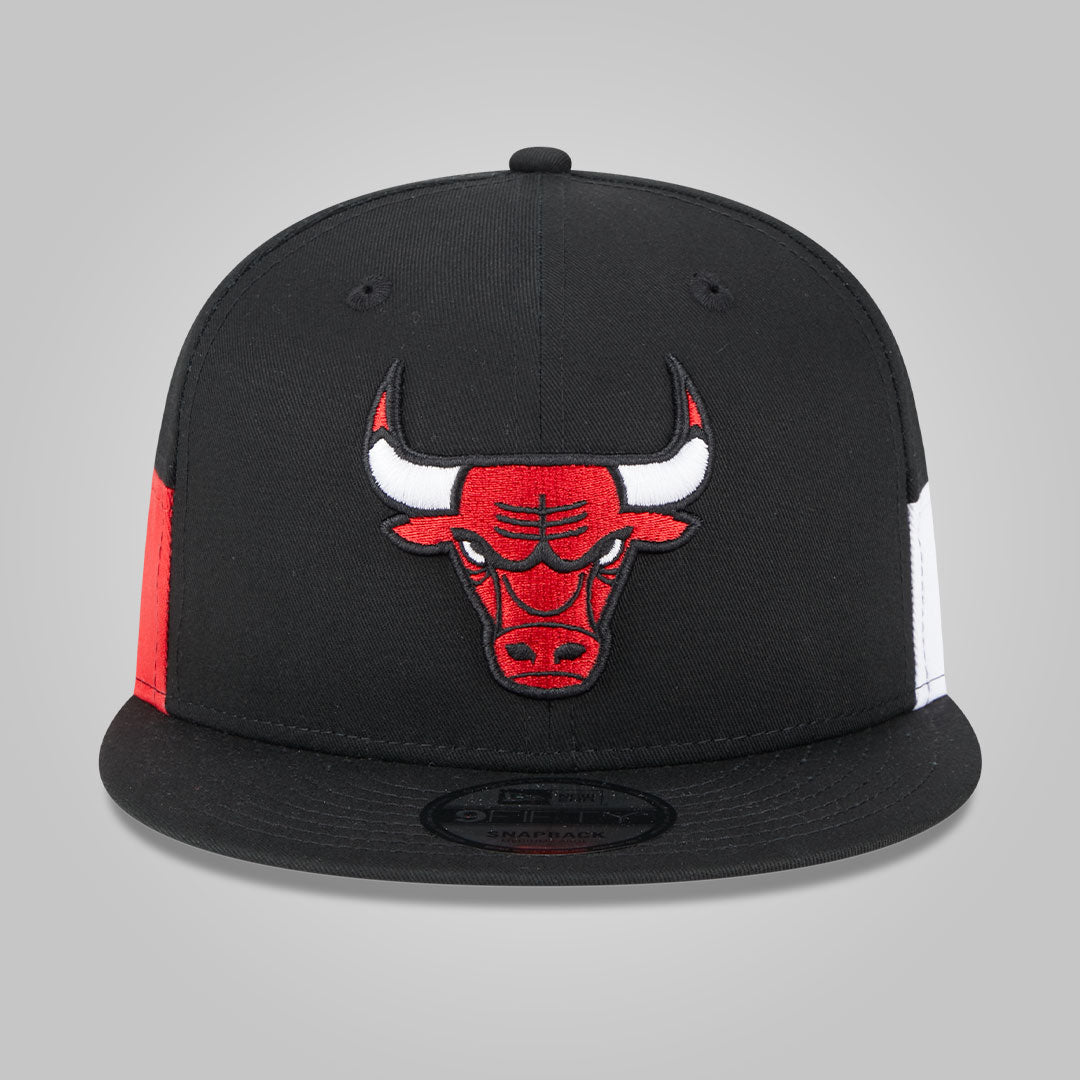 Chicago Bulls Multi Patch Black 9FIFTY Snapback Cap