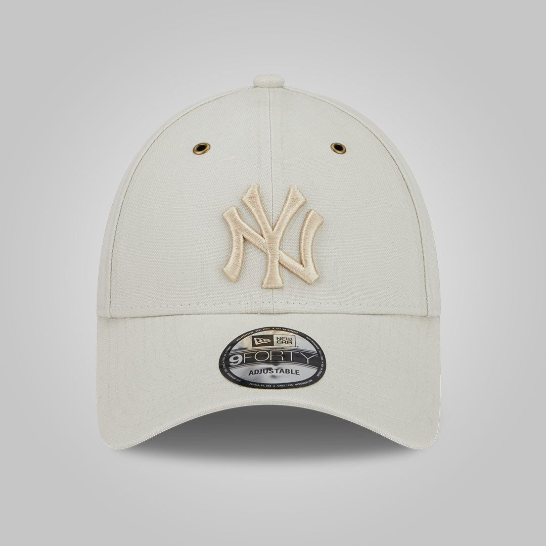 New York Yankees Washed Canvas Stone 9FORTY Adjustable Cap