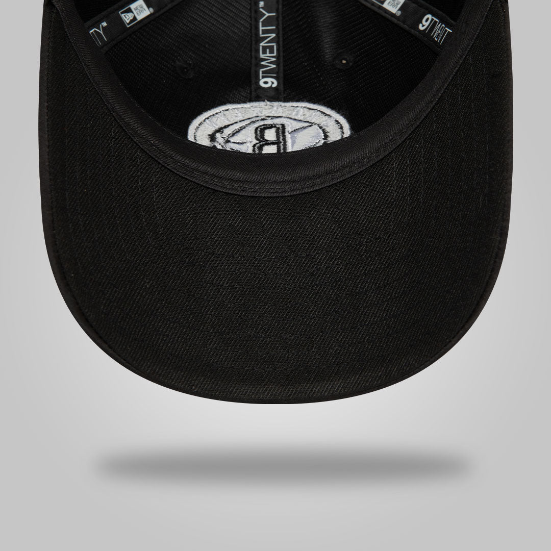 Brooklyn Nets NBA Satin Black 9TWENTY Adjustable Cap