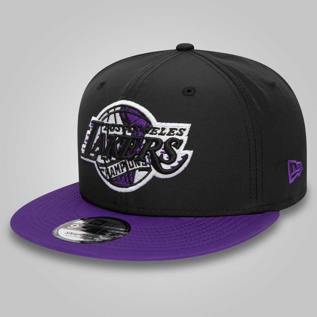 LA Lakers Infill Black 9FIFTY Snapback Cap