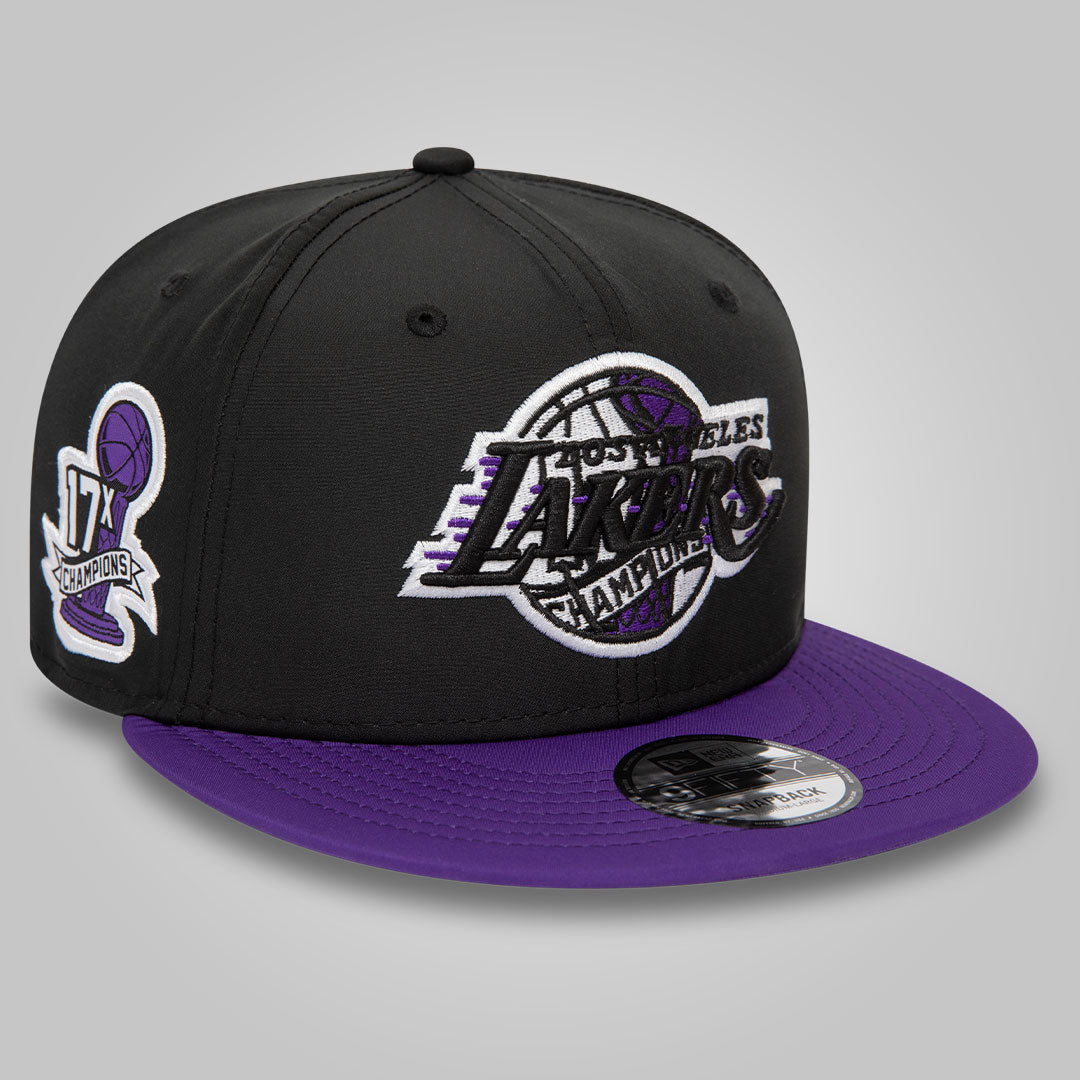 LA Lakers Infill Black 9FIFTY Snapback Cap