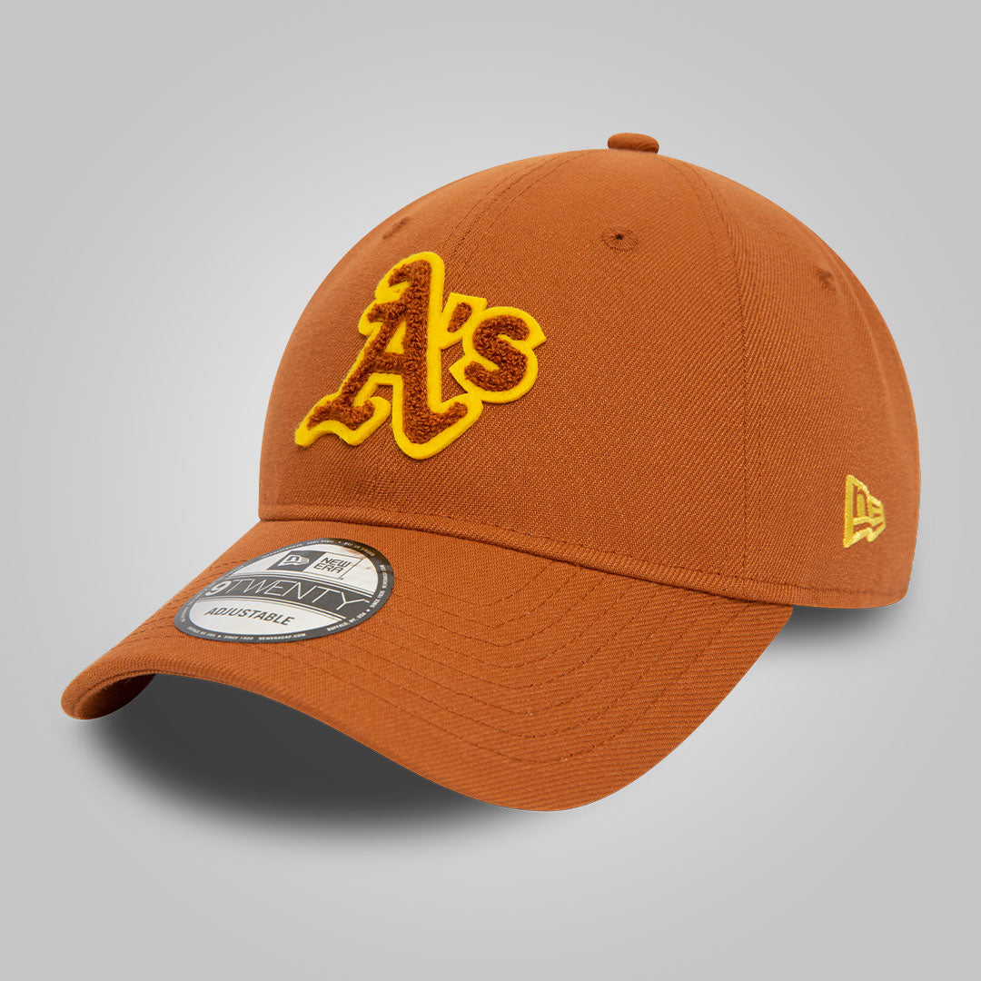 Oakland Athletics Boucle Brown 9TWENTY Adjustable Cap