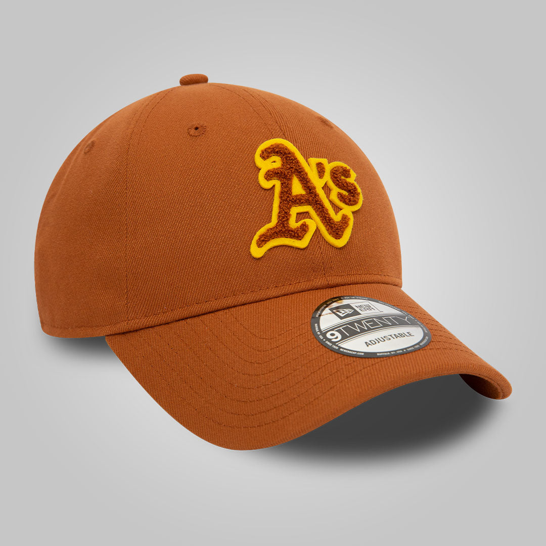 Oakland Athletics Boucle Brown 9TWENTY Adjustable Cap