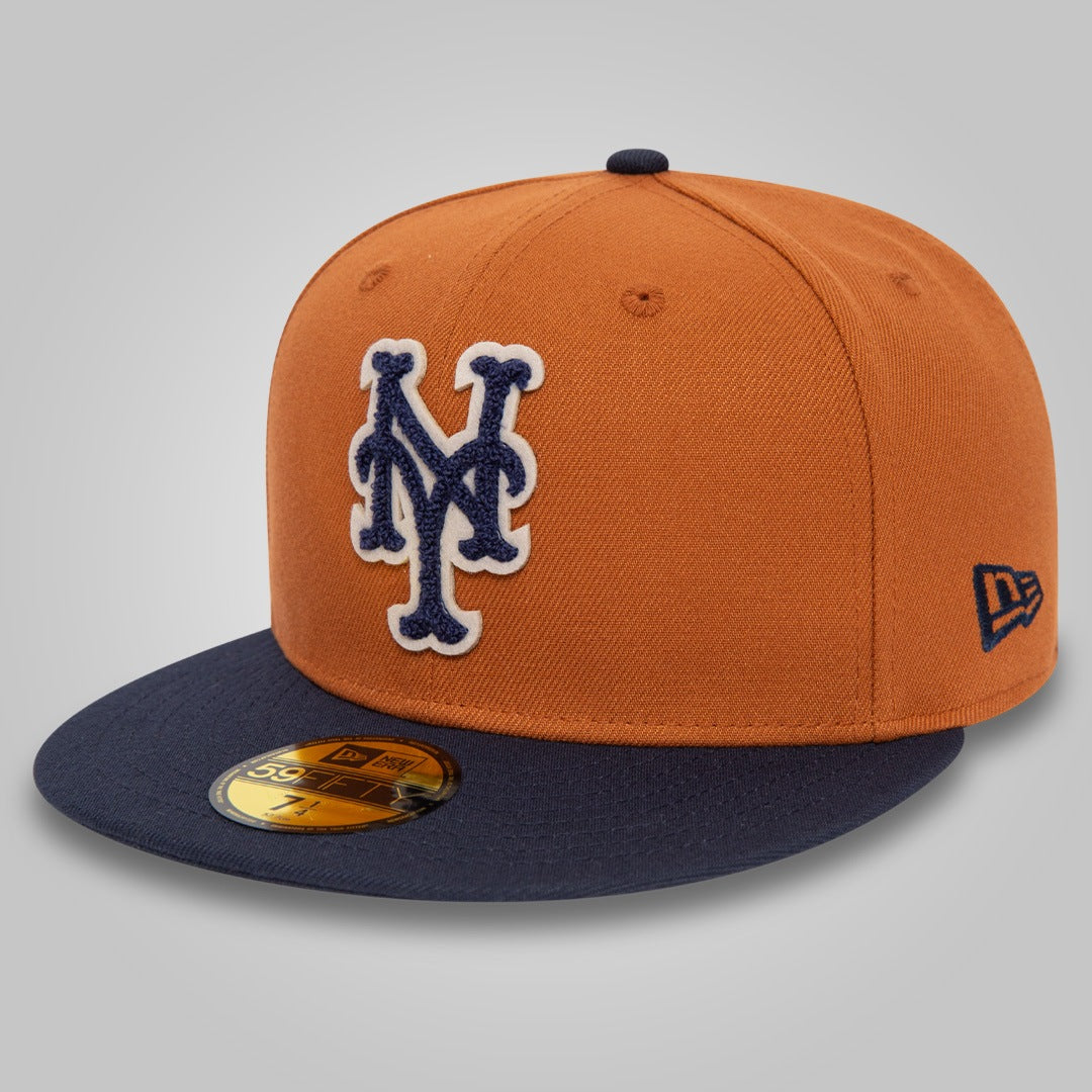 New York Mets Boucle Brown 59FIFTY Fitted Cap