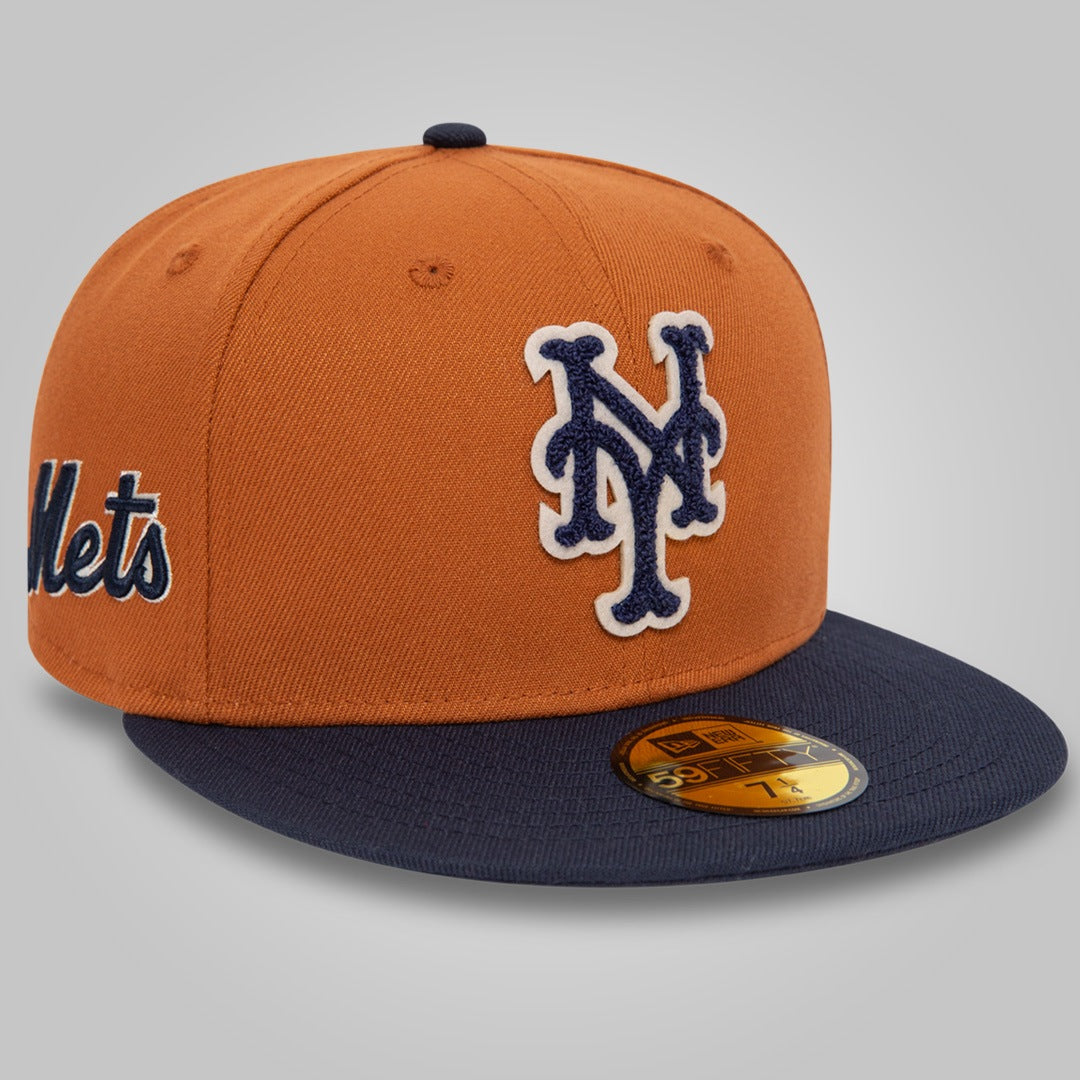 New York Mets Boucle Brown 59FIFTY Fitted Cap