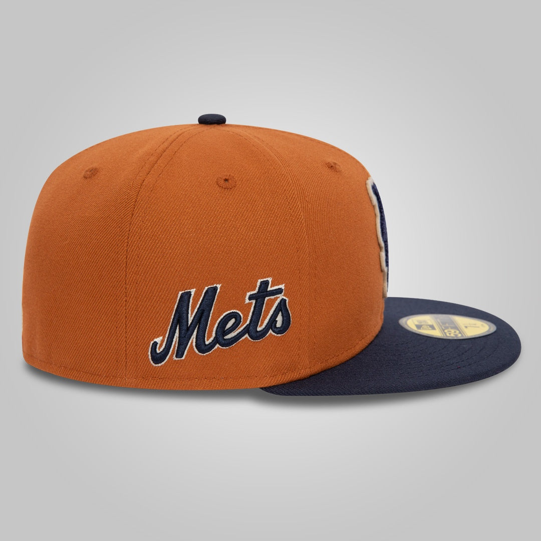 New York Mets Boucle Brown 59FIFTY Fitted Cap