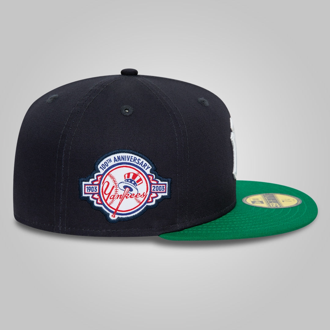 New York Yankees MLB Team Colour Navy 59FIFTY Fitted Cap