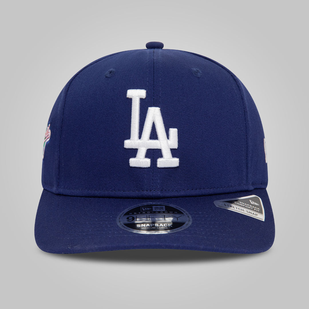 LA Dodgers World Series Blue 9FIFTY Stretch Snap Cap