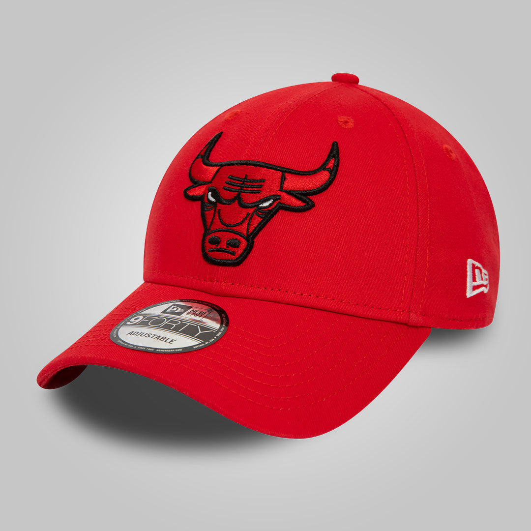 Chicago Bulls NBA Side Patch Red 9FORTY Adjustable Cap