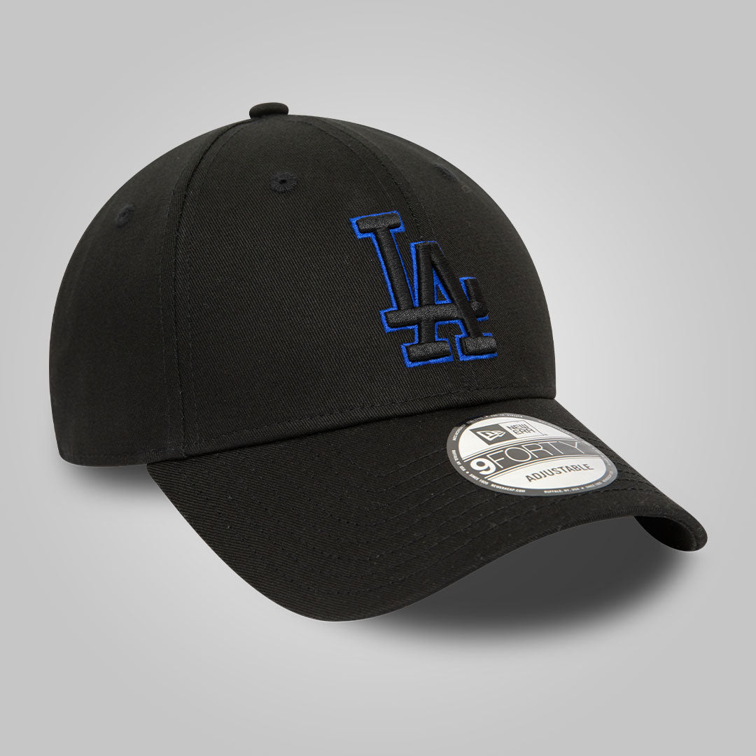 LA Dodgers Metallic Outline Black 9FORTY Adjustable Cap