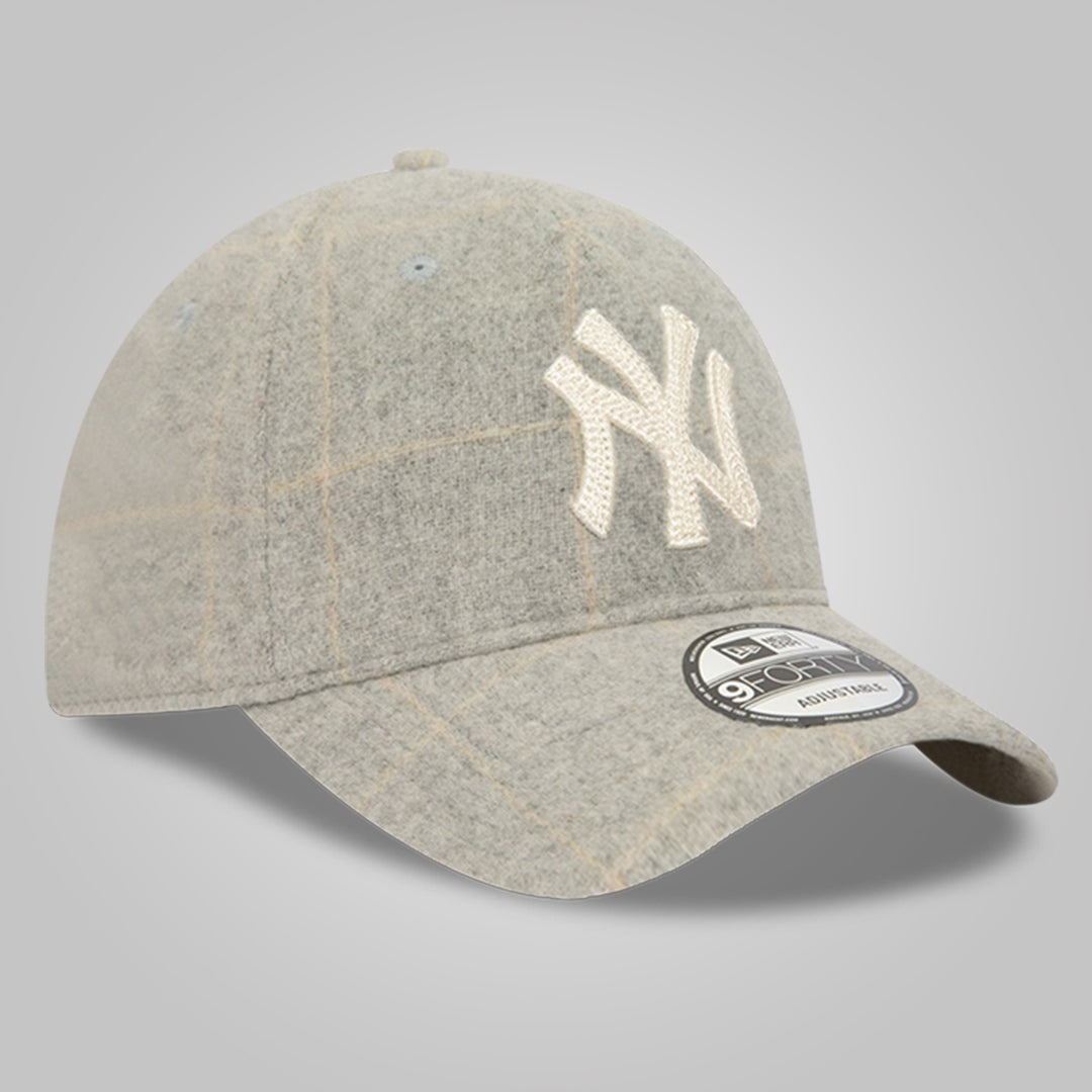 New York Yankees MLB ReWool Grey 9FORTY Adjustable Cap