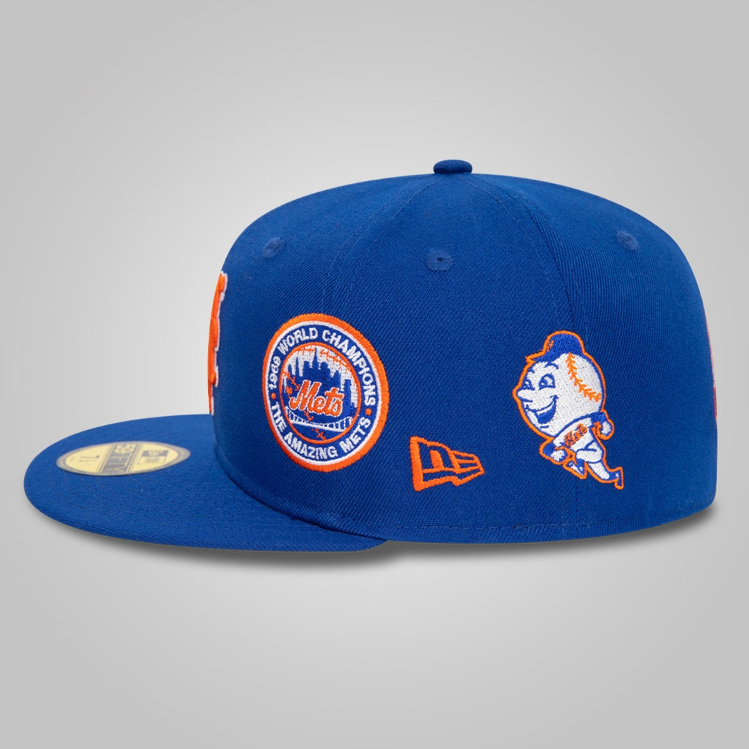 New York Mets MLB Cooperstown Blue 59FIFTY Fitted Cap