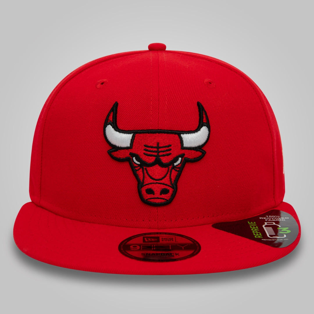 Chicago Bulls NBA Repreve Red 9FIFTY Snapback Cap