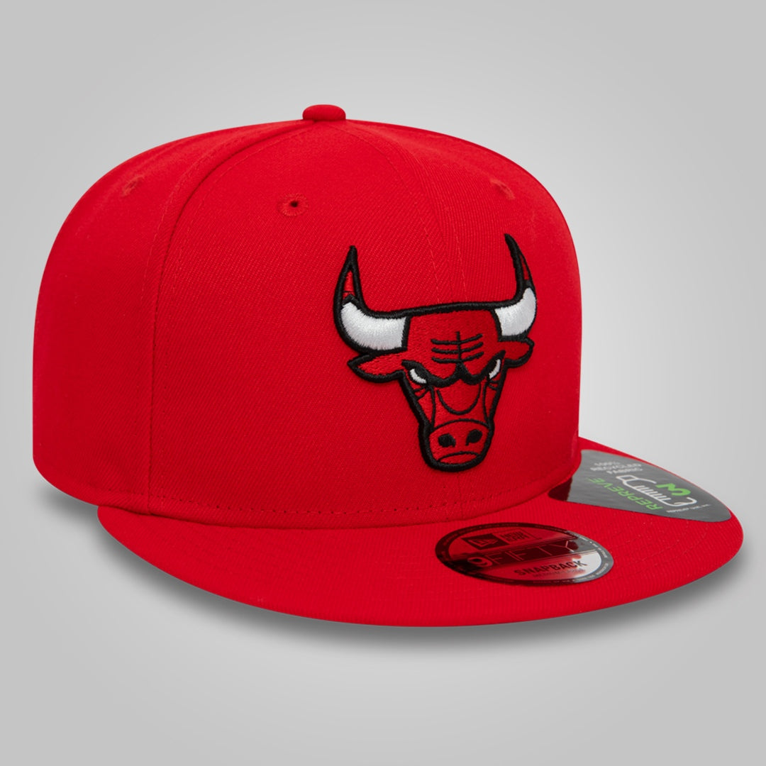 Chicago Bulls NBA Repreve Red 9FIFTY Snapback Cap