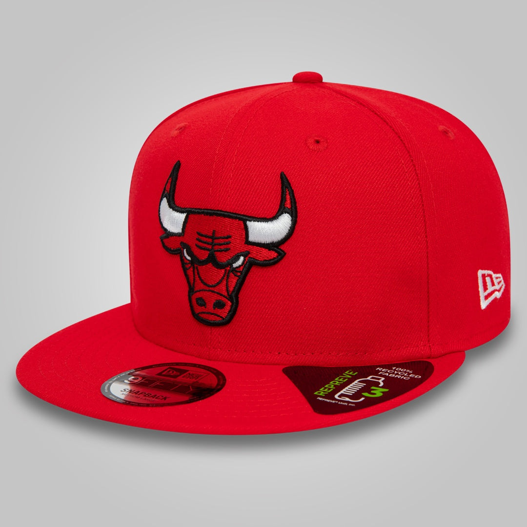 Chicago Bulls NBA Repreve Red 9FIFTY Snapback Cap