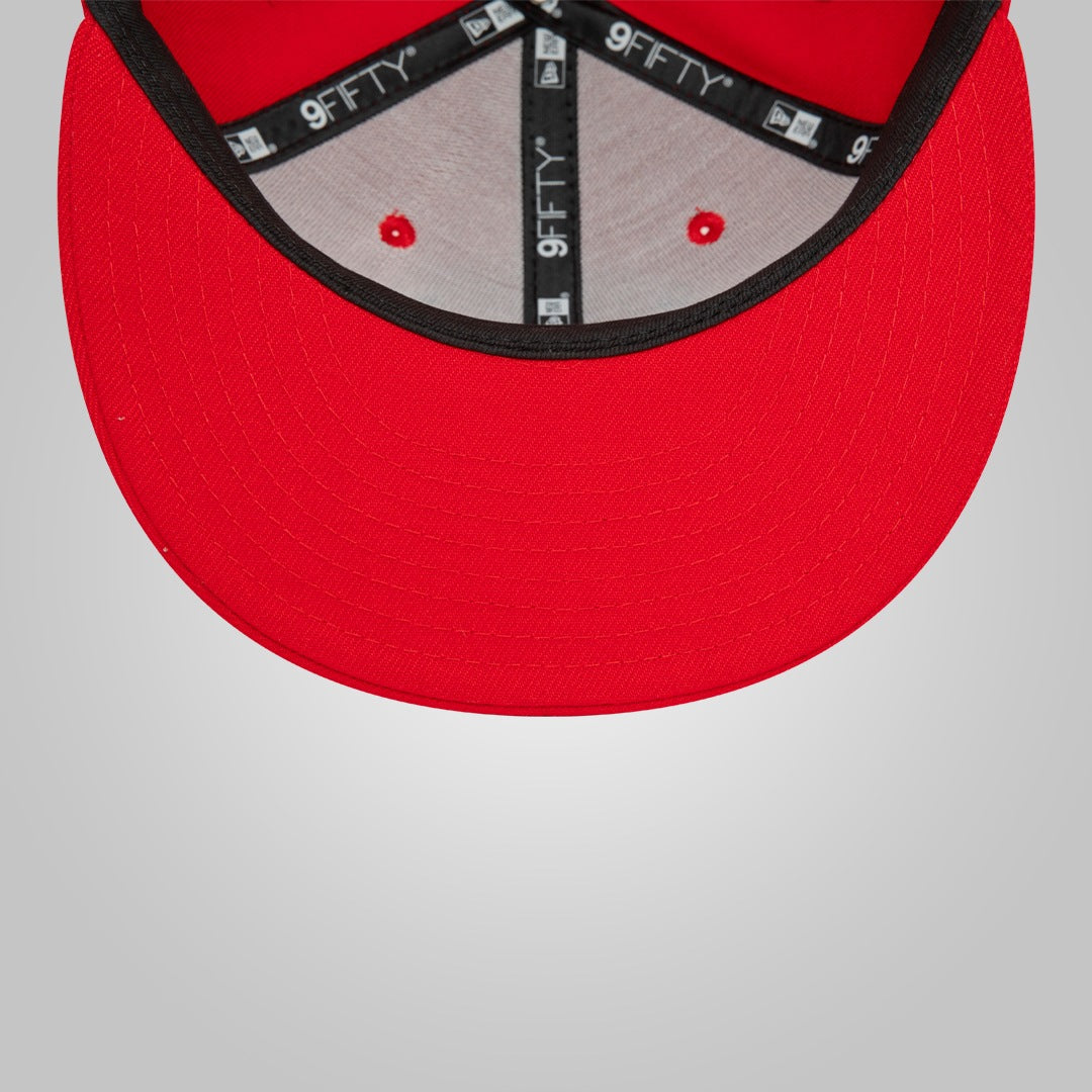 Chicago Bulls NBA Repreve Red 9FIFTY Snapback Cap