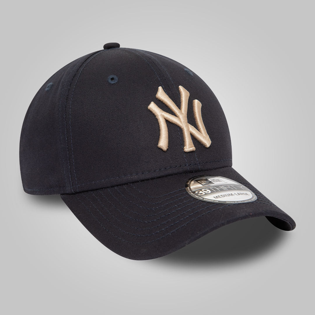 New York Yankees League Essential Navy 39THIRTY Stretch Fit Cap