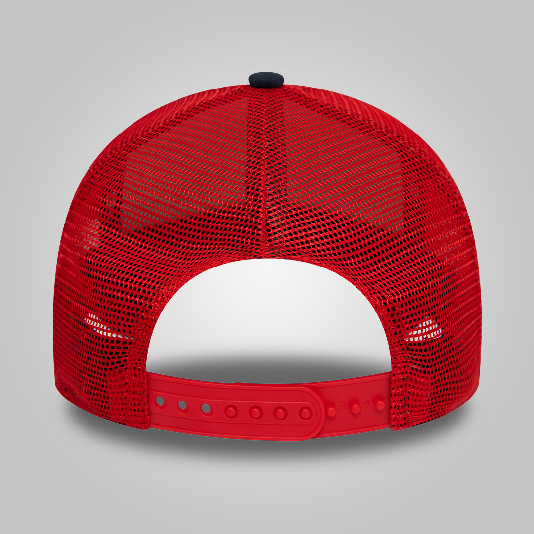 Red Bull Racing Colour Block Red E-Frame Trucker Cap