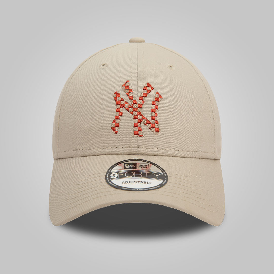 New York Yankees Seasonal Infill Light Beige 9FORTY Adjustable Cap