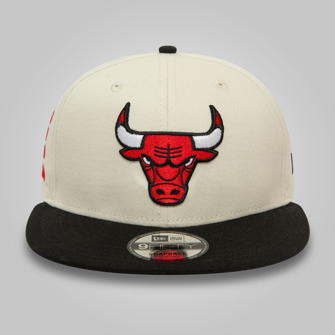 Chicago Bulls NBA Logo Stone 9FIFTY Snapback Cap