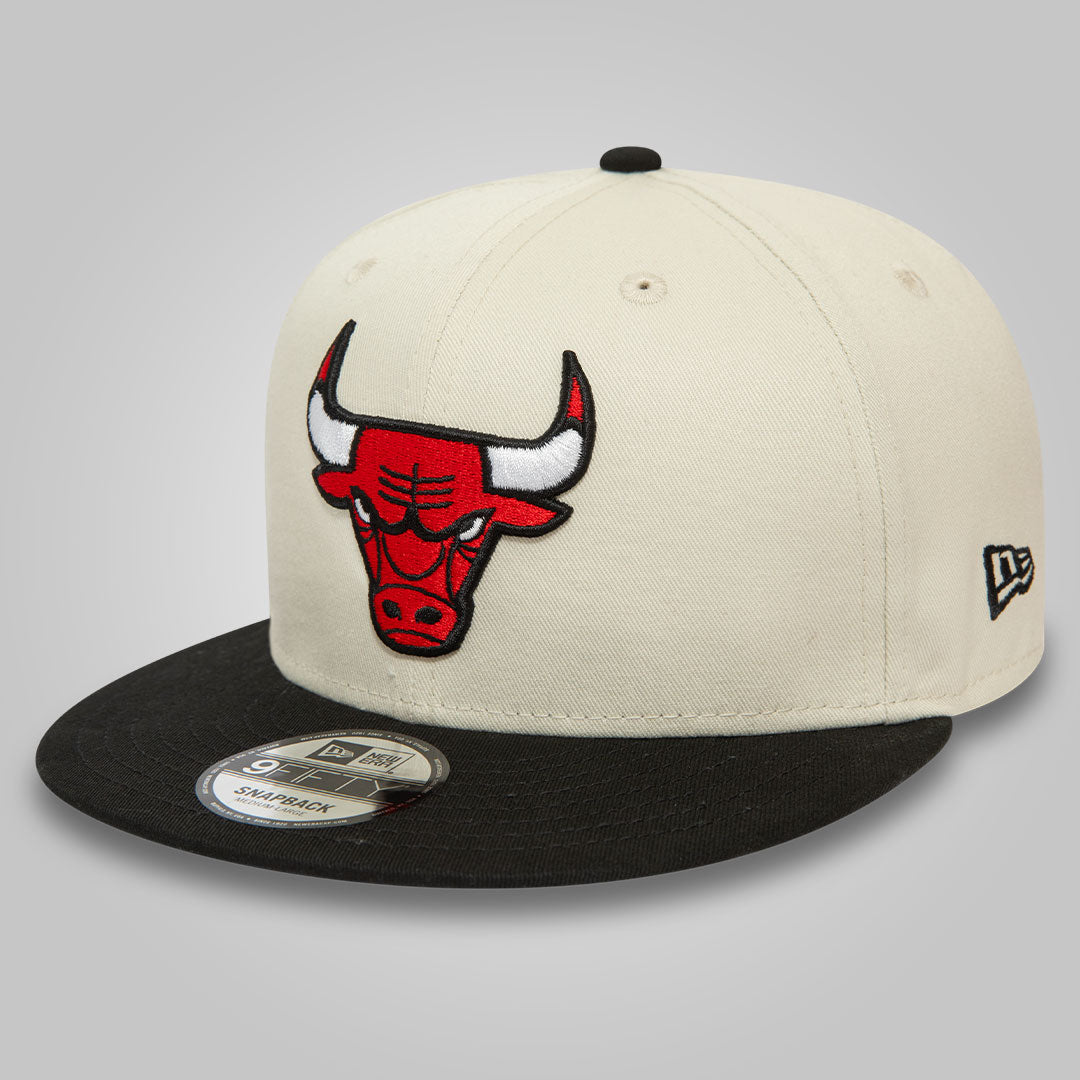 Chicago Bulls NBA Logo Stone 9FIFTY Snapback Cap