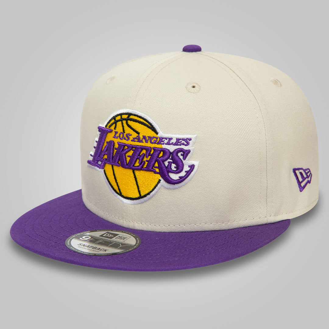 LA Lakers NBA Logo Stone 9FIFTY Snapback Cap