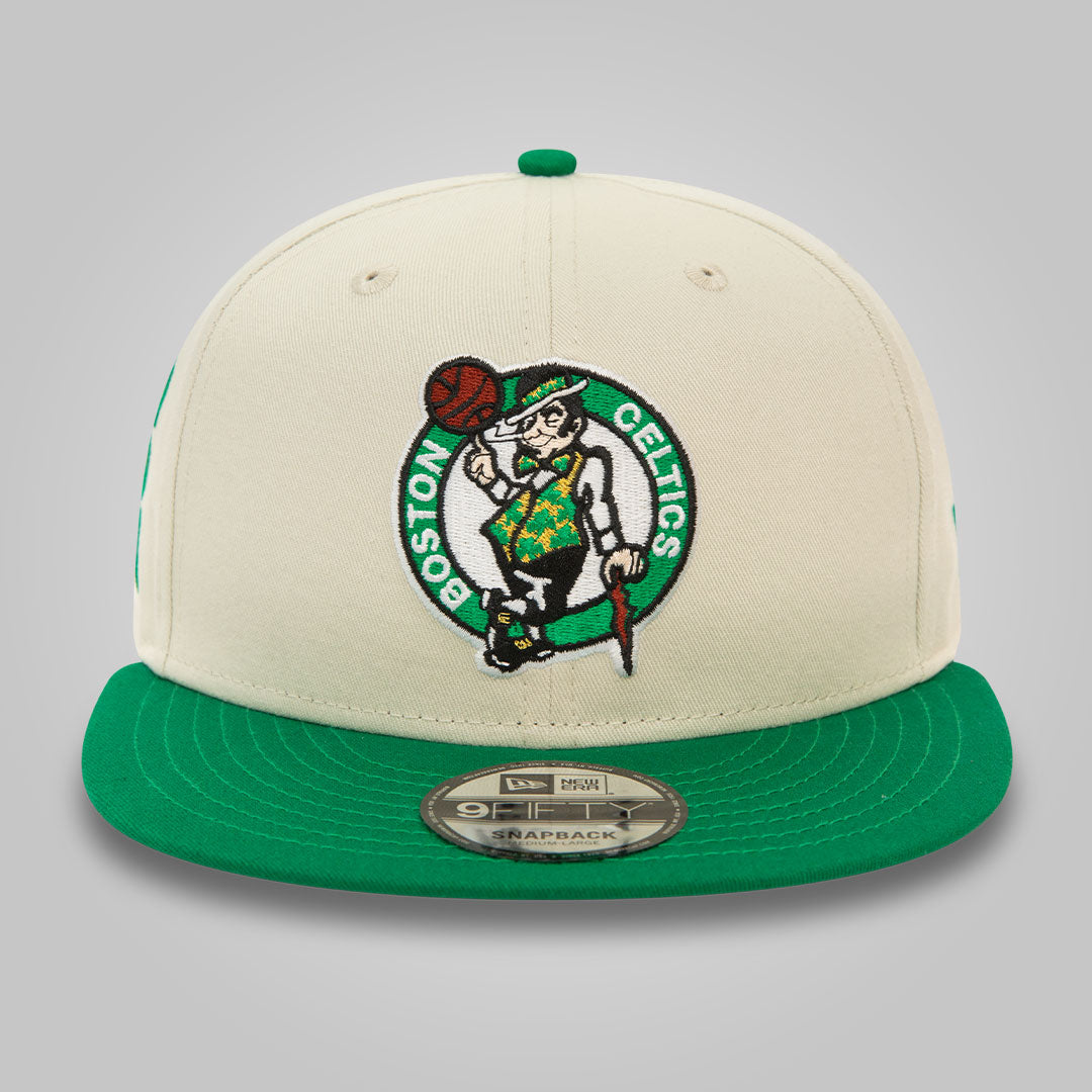 Boston Celtics NBA Logo Stone 9FIFTY Snapback Cap