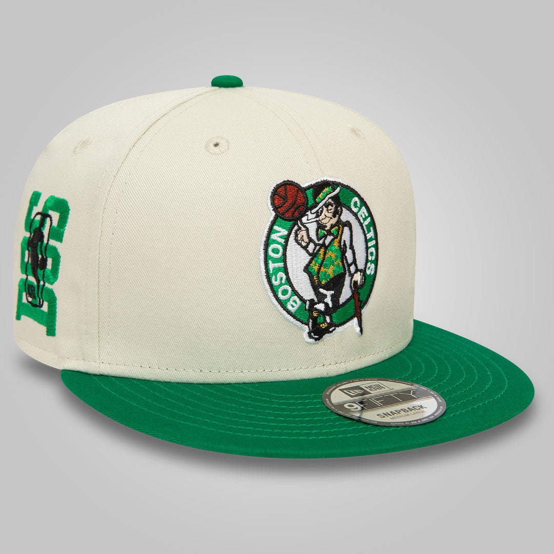 Boston Celtics NBA Logo Stone 9FIFTY Snapback Cap