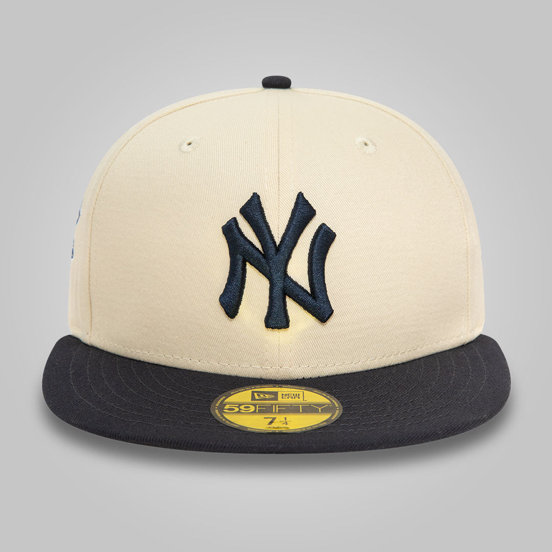 New York Yankees Team Colour Stone and Black 59FIFTY Fitted Cap