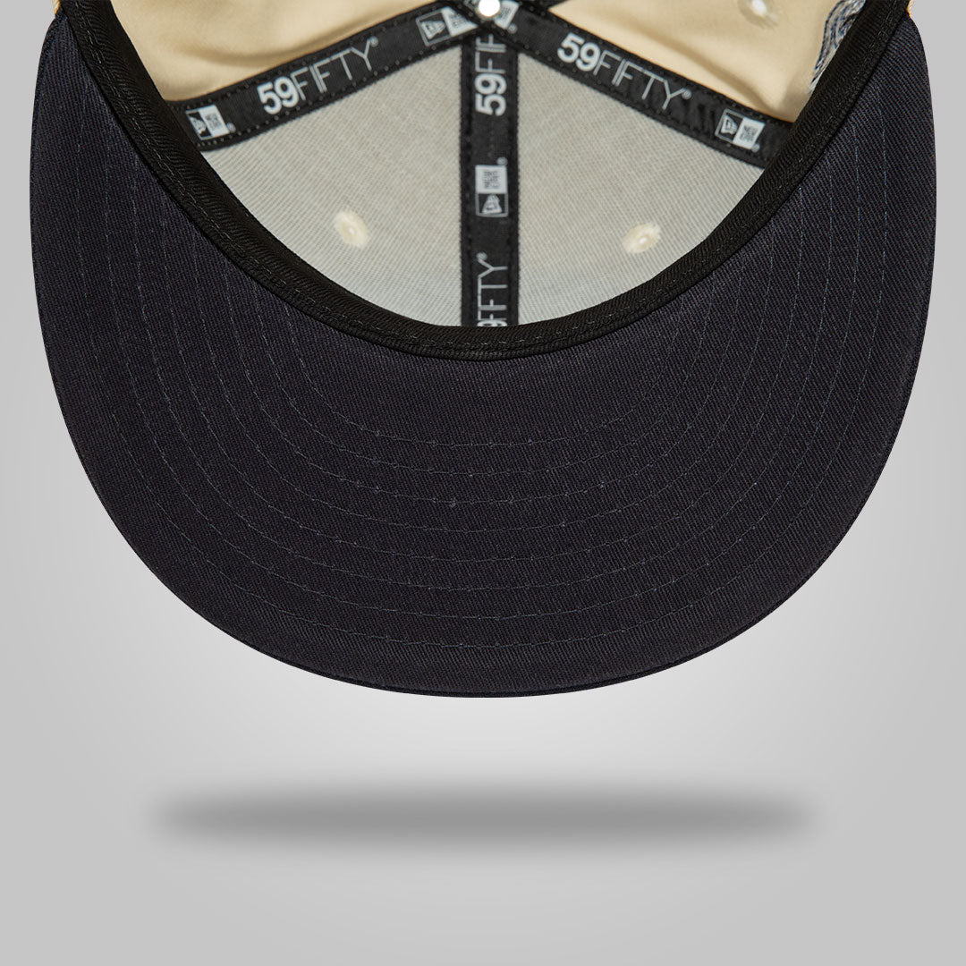 New York Yankees Team Colour Stone and Black 59FIFTY Fitted Cap