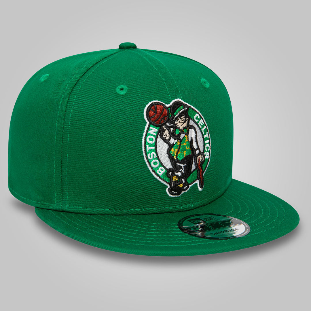 Boston Celtics NBA Rear Logo Green 9FIFTY Snapback Cap