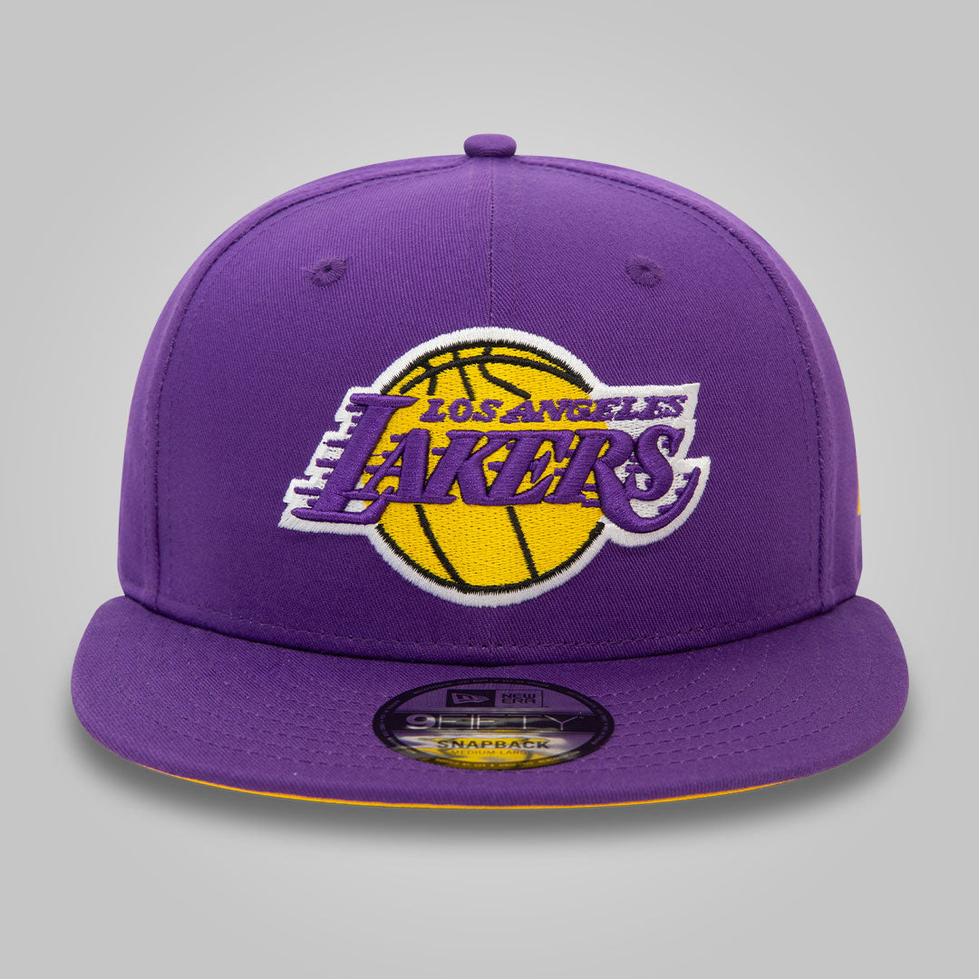 LA Lakers NBA Rear Logo Purple 9FIFTY Snapback Cap