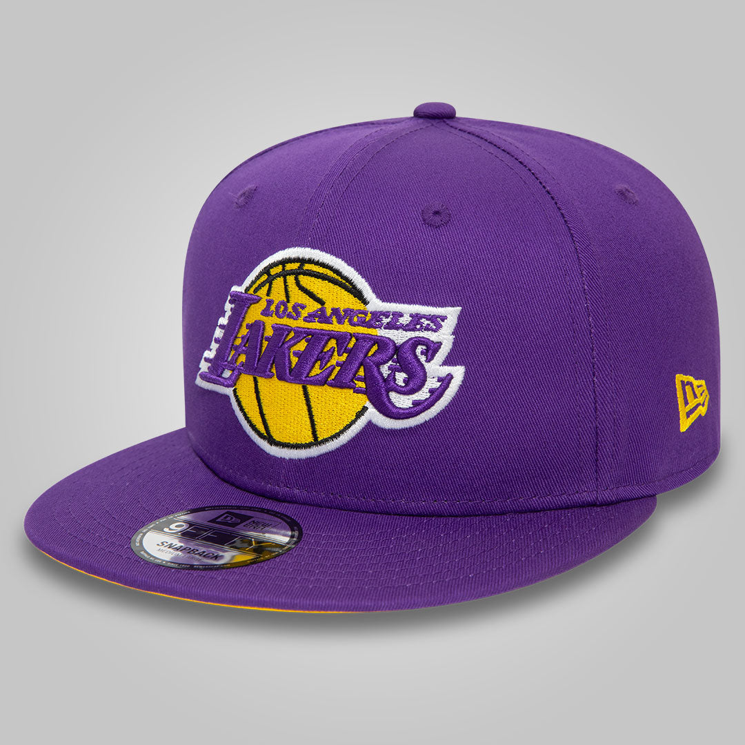 LA Lakers NBA Rear Logo Purple 9FIFTY Snapback Cap