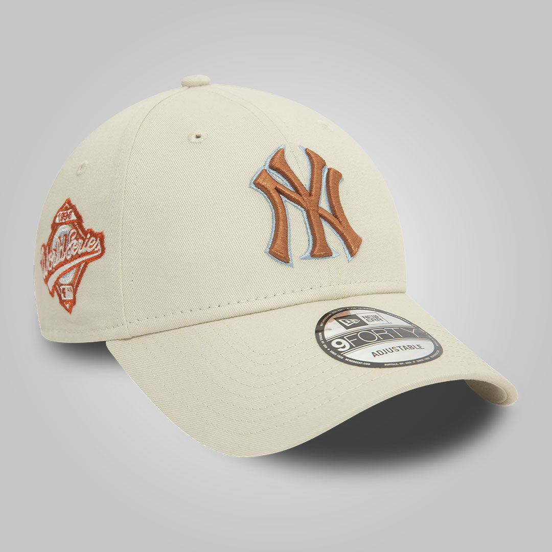 New York Yankees MLB Patch Off White 9FORTY Adjustable Cap