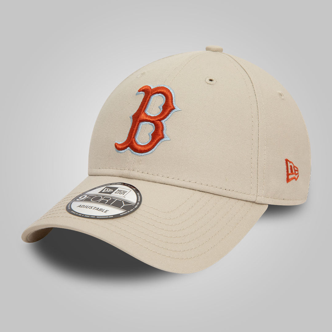 Boston Red Sox MLB Patch Light Beige 9FORTY Adjustable Cap